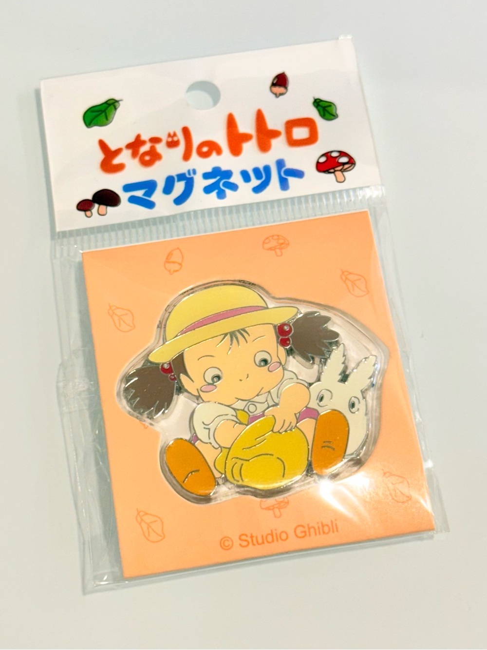Studio Ghibli Mei & White Totoro Enamel Magnet My Neighbor Totoro Official Japan
